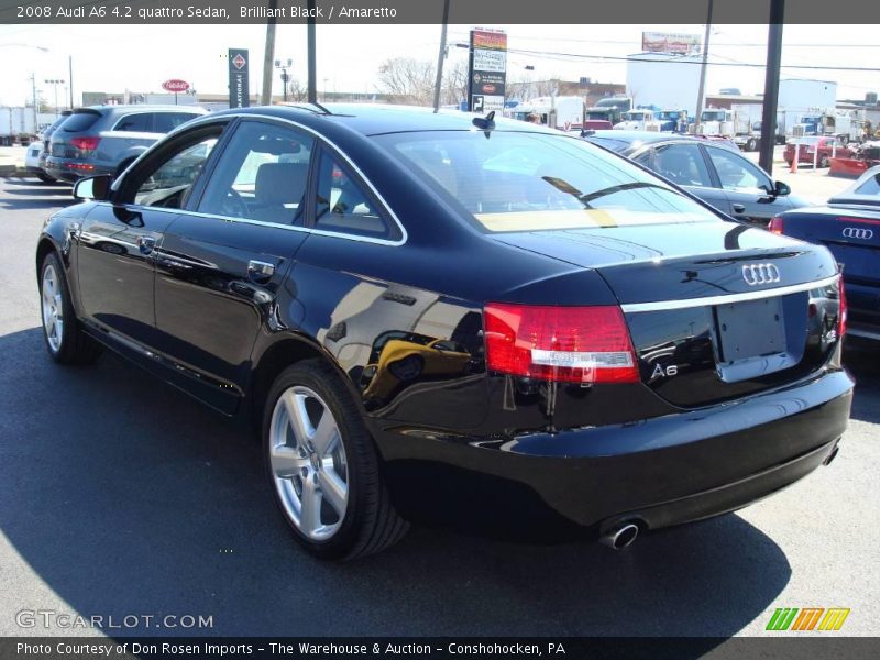 Brilliant Black / Amaretto 2008 Audi A6 4.2 quattro Sedan