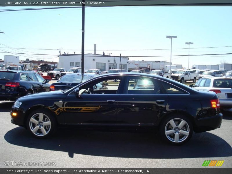 Brilliant Black / Amaretto 2008 Audi A6 4.2 quattro Sedan