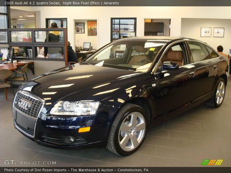 Night Blue Pearl Effect / Amaretto 2008 Audi A6 4.2 quattro Sedan
