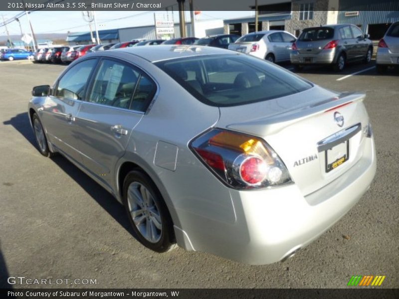 Brilliant Silver / Charcoal 2012 Nissan Altima 3.5 SR