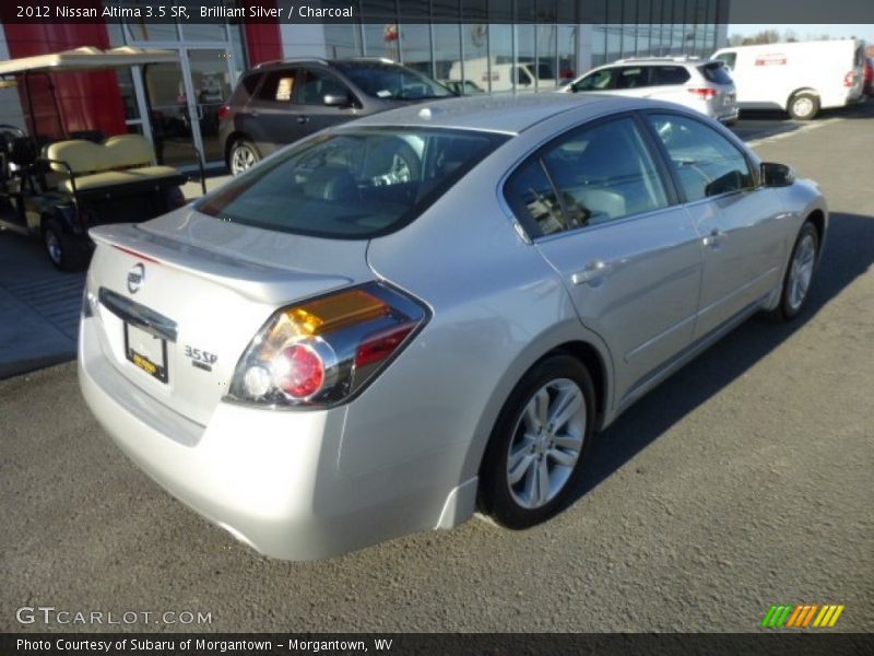 Brilliant Silver / Charcoal 2012 Nissan Altima 3.5 SR