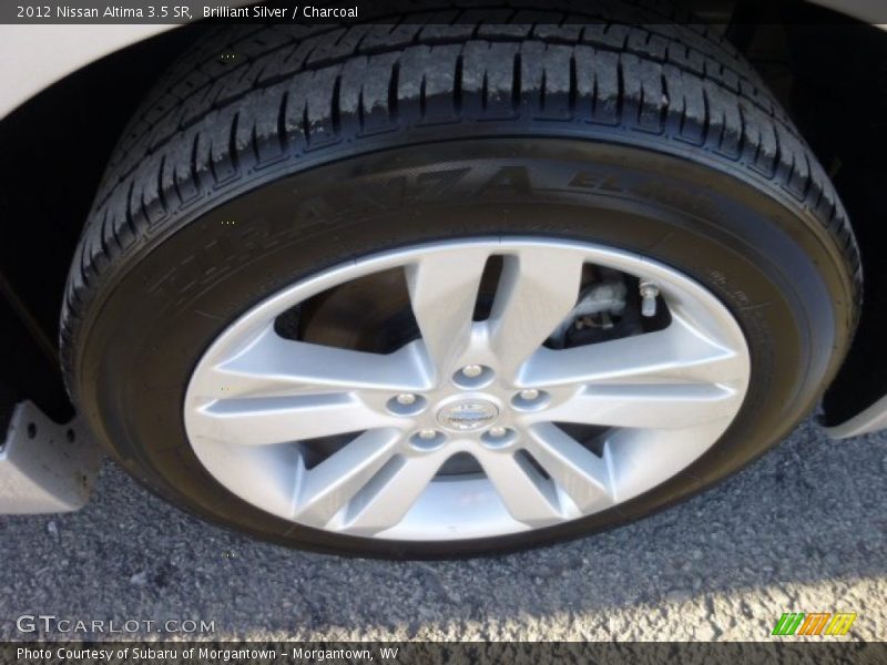 Brilliant Silver / Charcoal 2012 Nissan Altima 3.5 SR