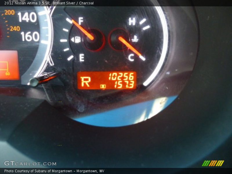 Brilliant Silver / Charcoal 2012 Nissan Altima 3.5 SR
