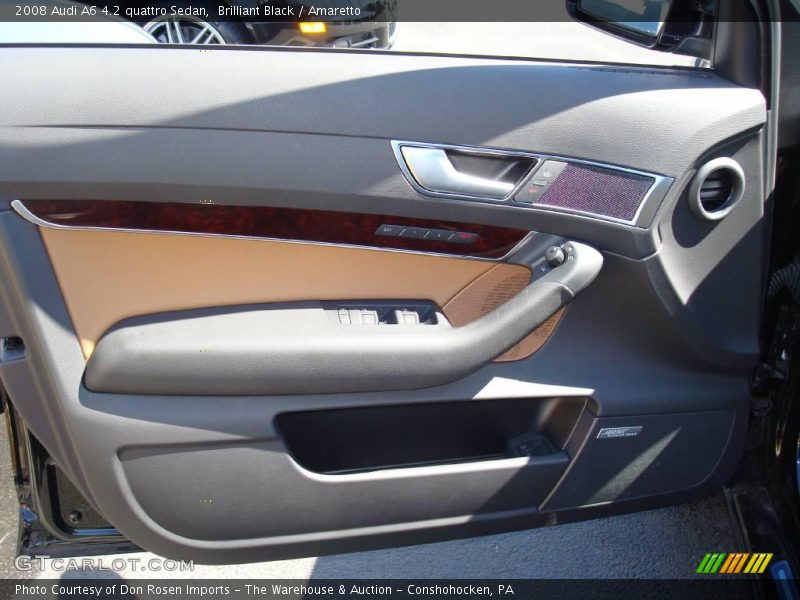 Brilliant Black / Amaretto 2008 Audi A6 4.2 quattro Sedan