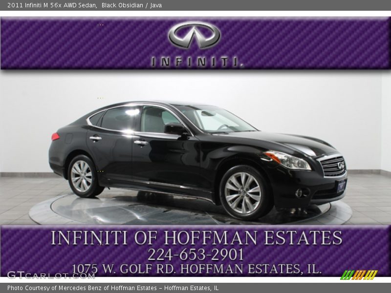 Black Obsidian / Java 2011 Infiniti M 56x AWD Sedan
