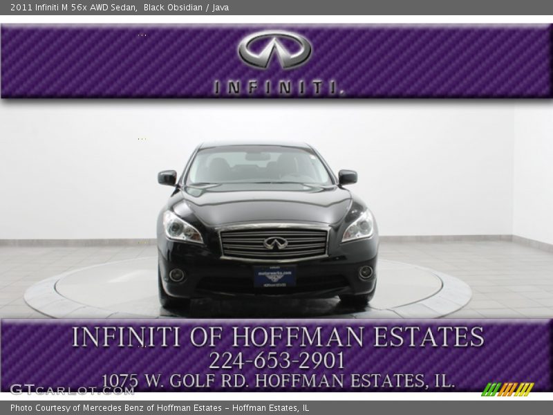 Black Obsidian / Java 2011 Infiniti M 56x AWD Sedan