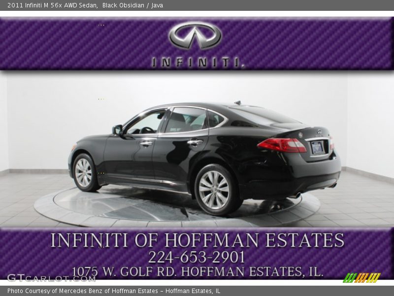 Black Obsidian / Java 2011 Infiniti M 56x AWD Sedan