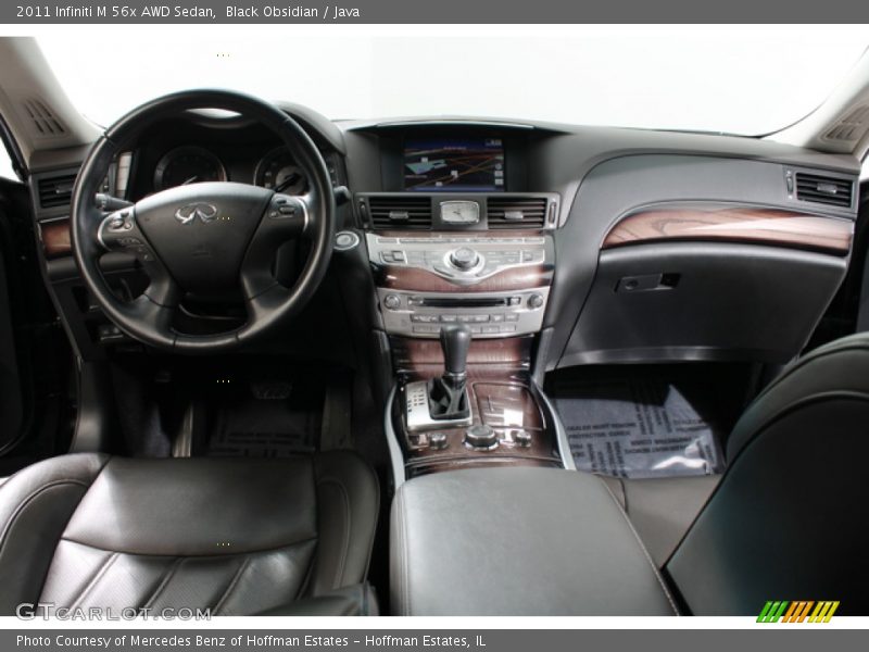 Dashboard of 2011 M 56x AWD Sedan