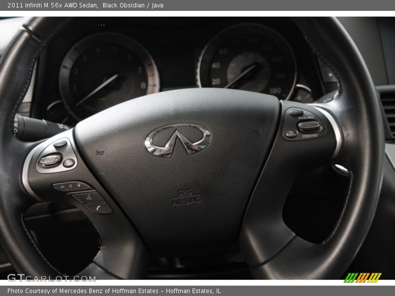 Black Obsidian / Java 2011 Infiniti M 56x AWD Sedan