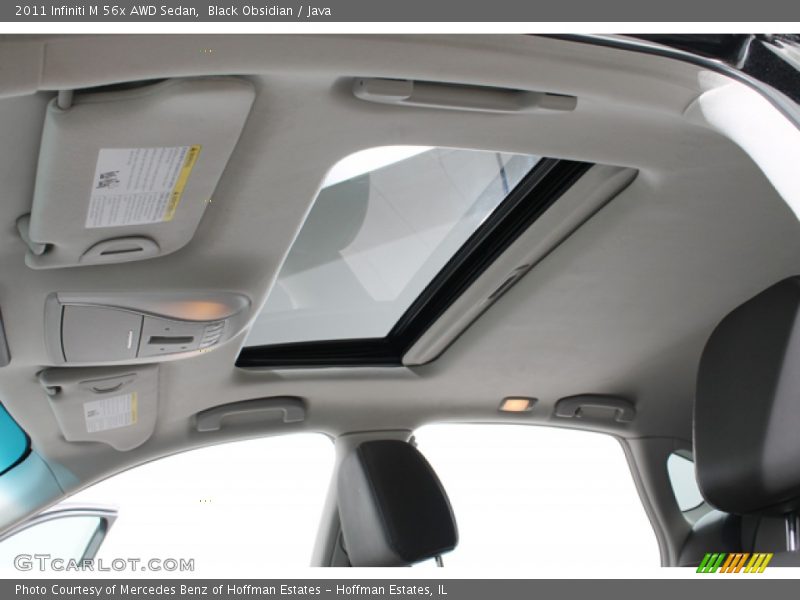 Sunroof of 2011 M 56x AWD Sedan
