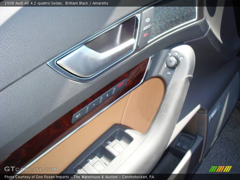 Brilliant Black / Amaretto 2008 Audi A6 4.2 quattro Sedan