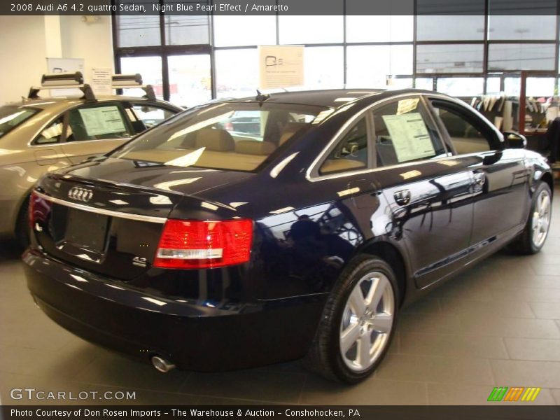 Night Blue Pearl Effect / Amaretto 2008 Audi A6 4.2 quattro Sedan