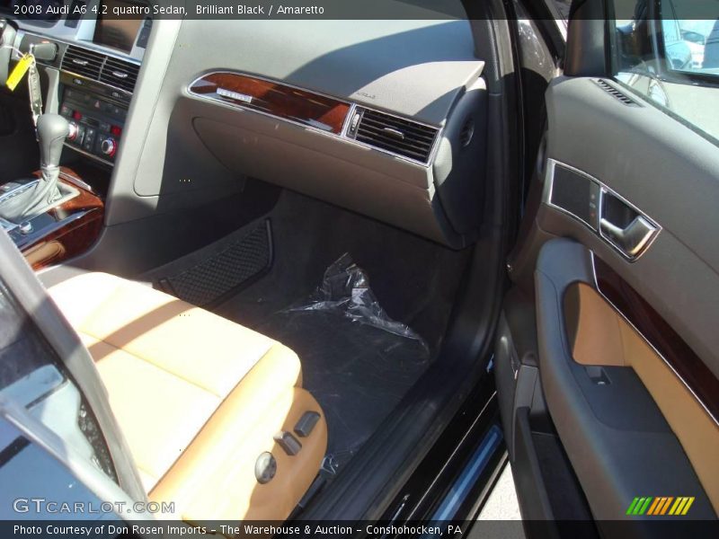 Brilliant Black / Amaretto 2008 Audi A6 4.2 quattro Sedan