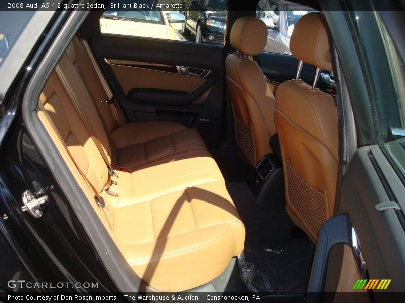 Brilliant Black / Amaretto 2008 Audi A6 4.2 quattro Sedan