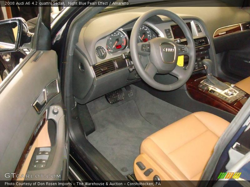 Night Blue Pearl Effect / Amaretto 2008 Audi A6 4.2 quattro Sedan