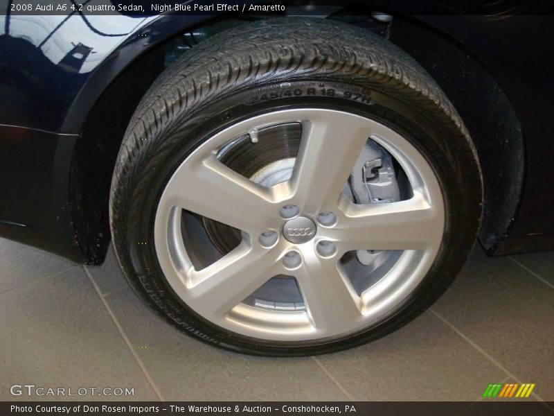 Night Blue Pearl Effect / Amaretto 2008 Audi A6 4.2 quattro Sedan