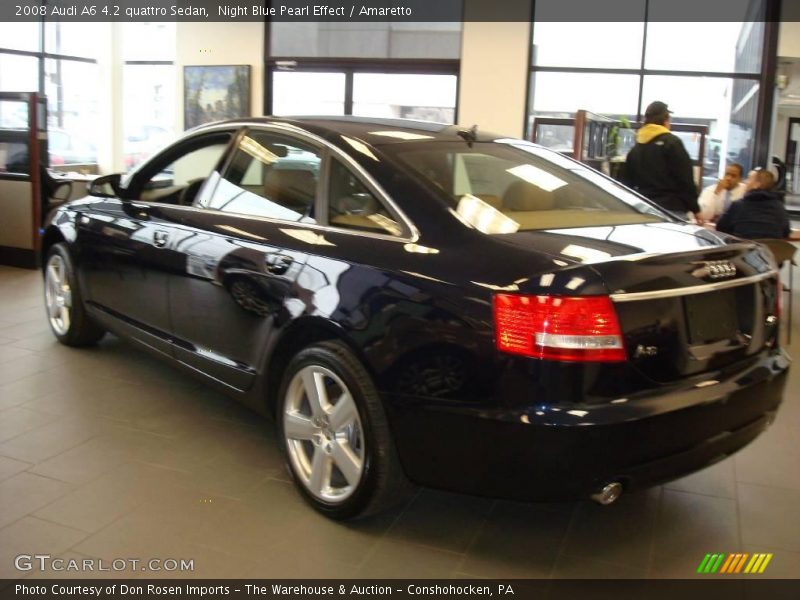 Night Blue Pearl Effect / Amaretto 2008 Audi A6 4.2 quattro Sedan