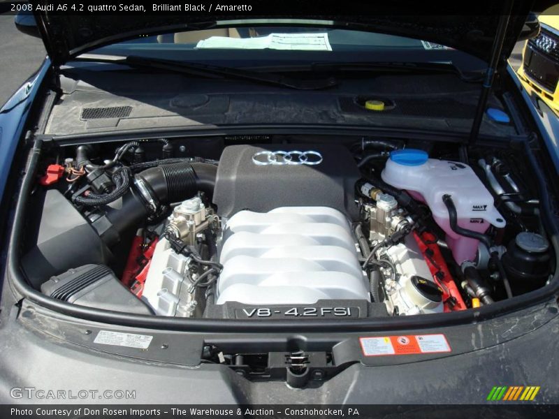 Brilliant Black / Amaretto 2008 Audi A6 4.2 quattro Sedan
