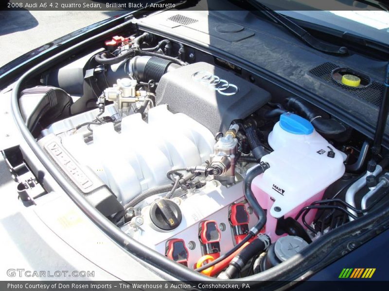 Brilliant Black / Amaretto 2008 Audi A6 4.2 quattro Sedan