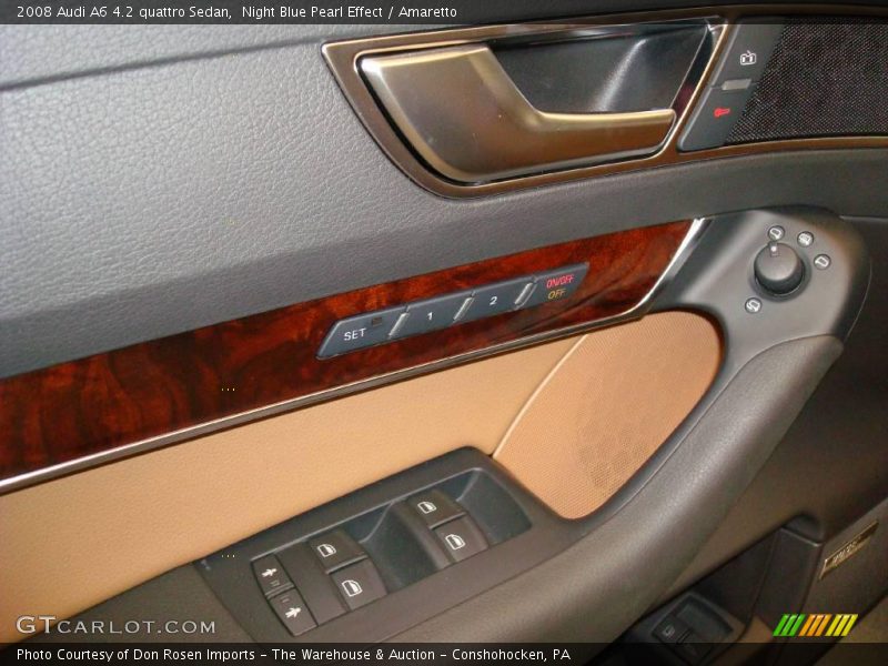 Night Blue Pearl Effect / Amaretto 2008 Audi A6 4.2 quattro Sedan
