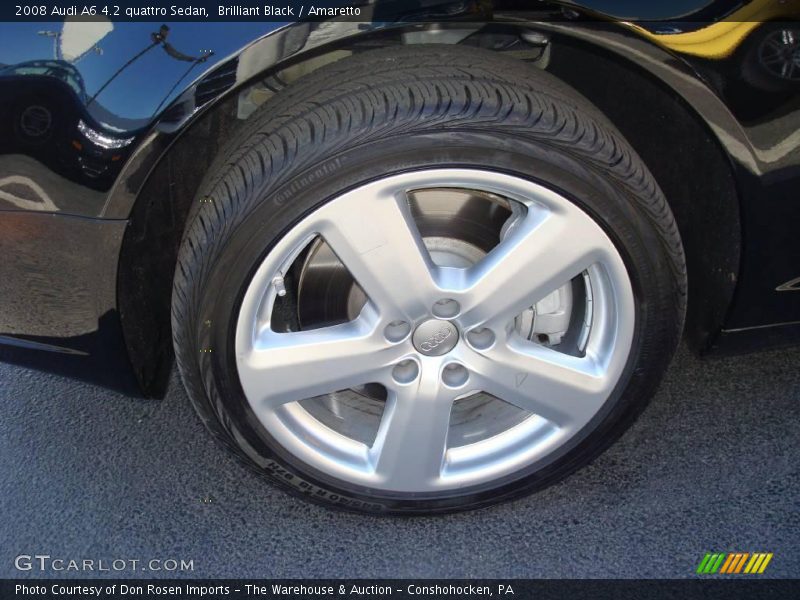 Brilliant Black / Amaretto 2008 Audi A6 4.2 quattro Sedan