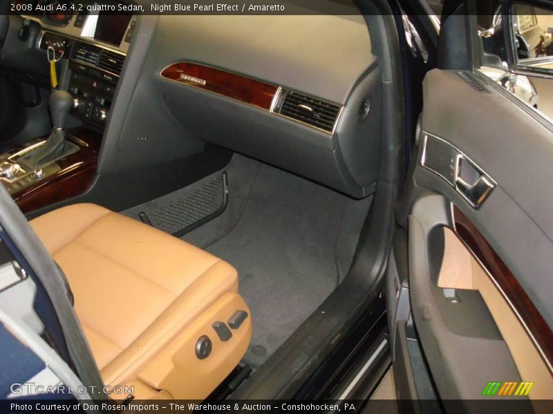 Night Blue Pearl Effect / Amaretto 2008 Audi A6 4.2 quattro Sedan