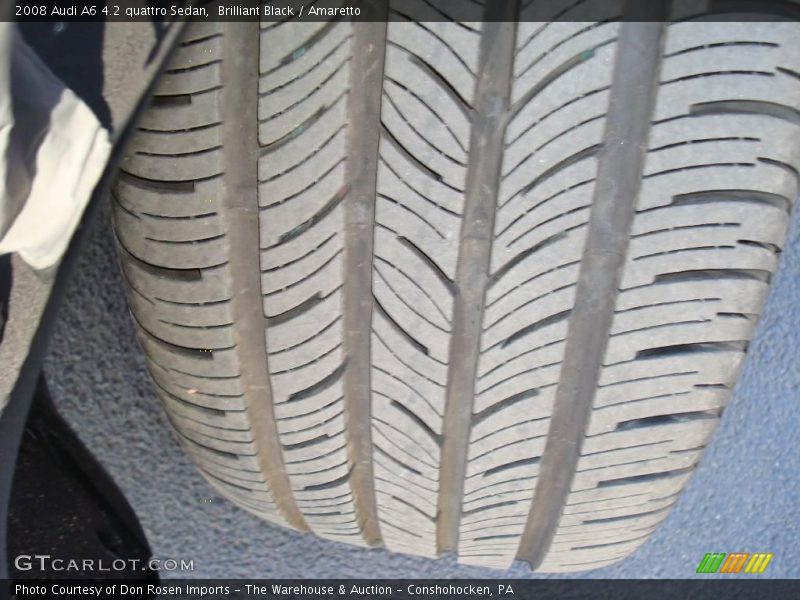 Brilliant Black / Amaretto 2008 Audi A6 4.2 quattro Sedan