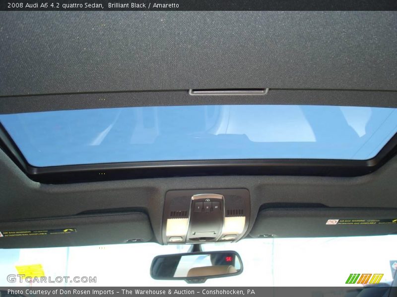 Brilliant Black / Amaretto 2008 Audi A6 4.2 quattro Sedan