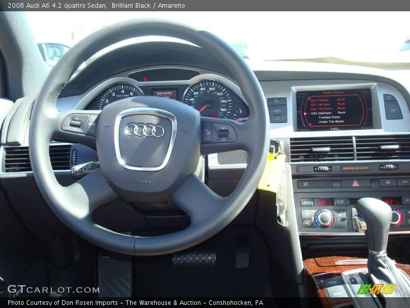 Brilliant Black / Amaretto 2008 Audi A6 4.2 quattro Sedan