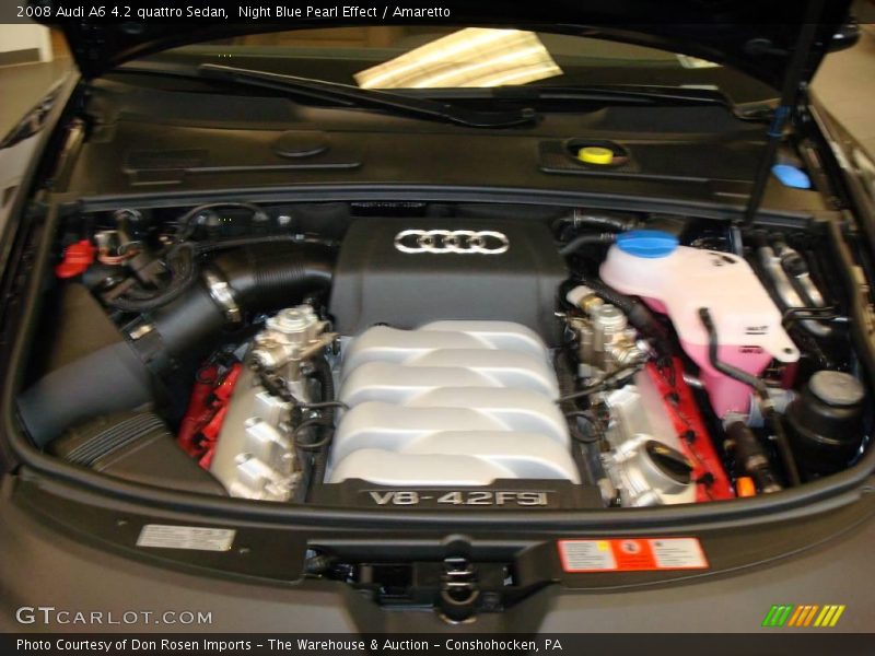 Night Blue Pearl Effect / Amaretto 2008 Audi A6 4.2 quattro Sedan