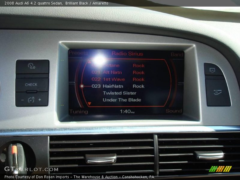Brilliant Black / Amaretto 2008 Audi A6 4.2 quattro Sedan