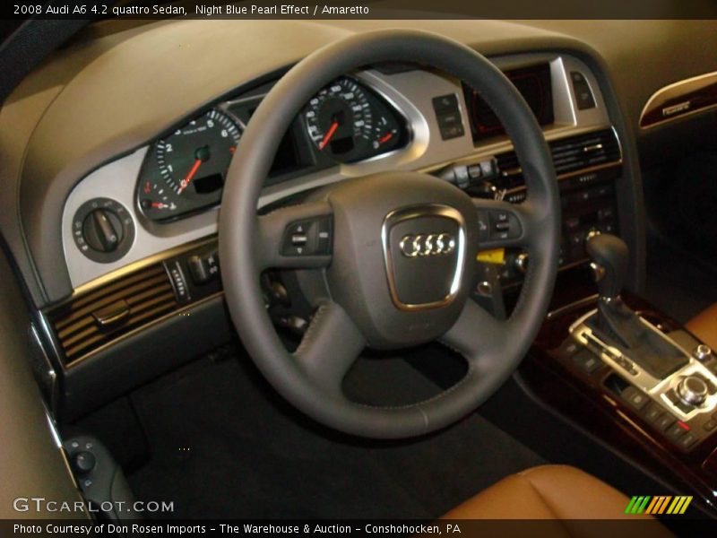 Night Blue Pearl Effect / Amaretto 2008 Audi A6 4.2 quattro Sedan