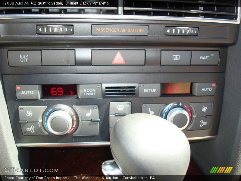 Brilliant Black / Amaretto 2008 Audi A6 4.2 quattro Sedan