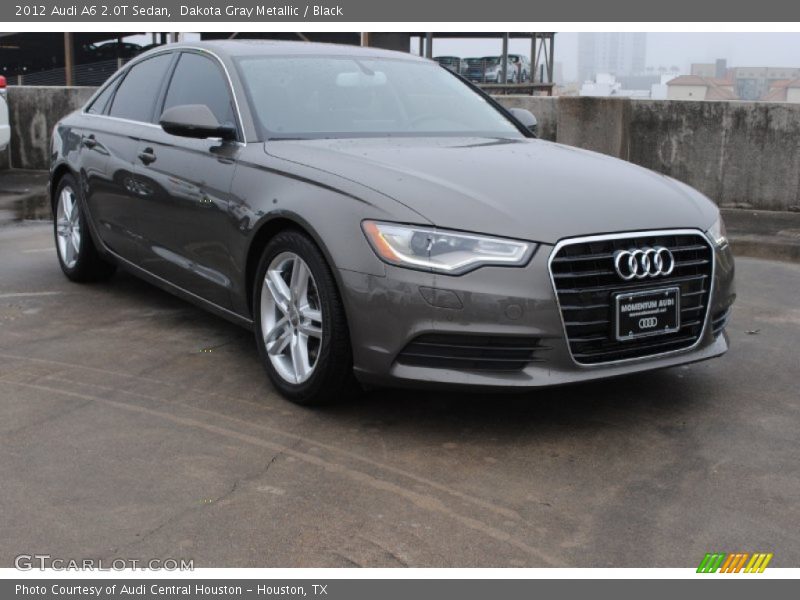 Dakota Gray Metallic / Black 2012 Audi A6 2.0T Sedan