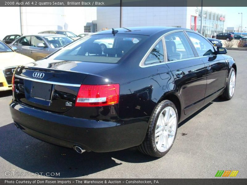 Brilliant Black / Black 2008 Audi A6 4.2 quattro Sedan