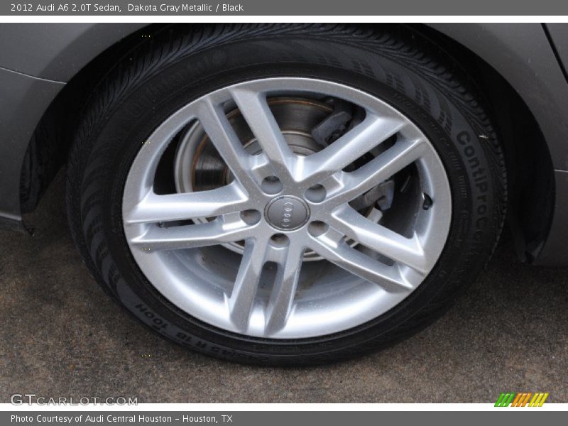 Dakota Gray Metallic / Black 2012 Audi A6 2.0T Sedan