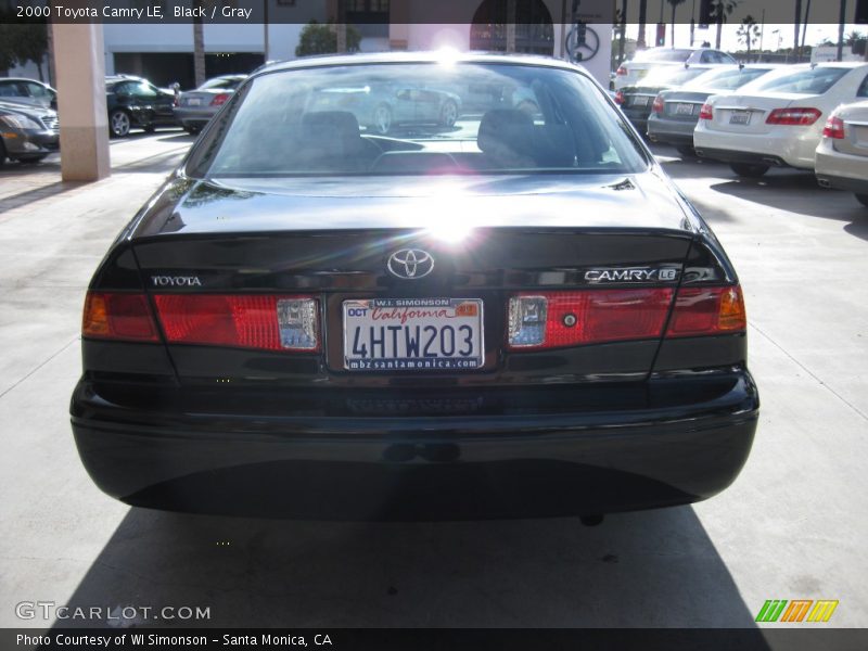 Black / Gray 2000 Toyota Camry LE