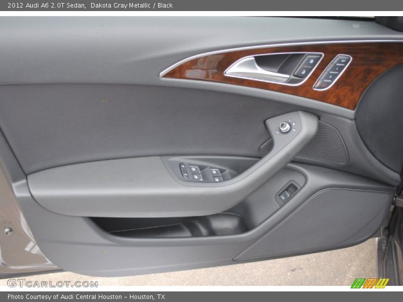 Dakota Gray Metallic / Black 2012 Audi A6 2.0T Sedan