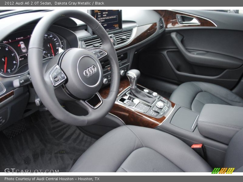 Dakota Gray Metallic / Black 2012 Audi A6 2.0T Sedan