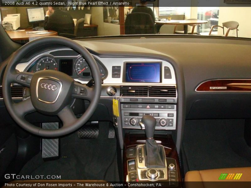 Night Blue Pearl Effect / Amaretto 2008 Audi A6 4.2 quattro Sedan
