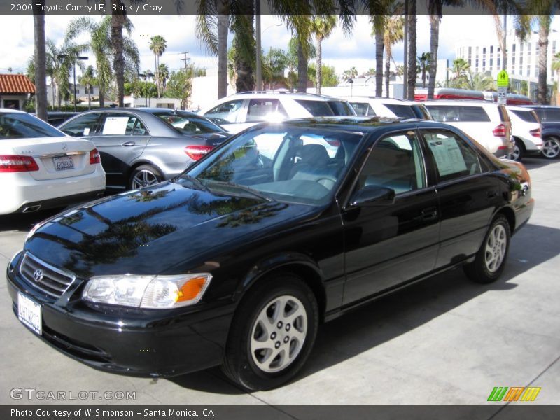 Black / Gray 2000 Toyota Camry LE