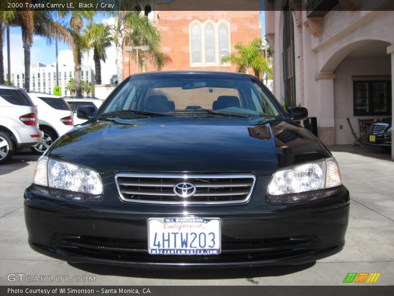 Black / Gray 2000 Toyota Camry LE