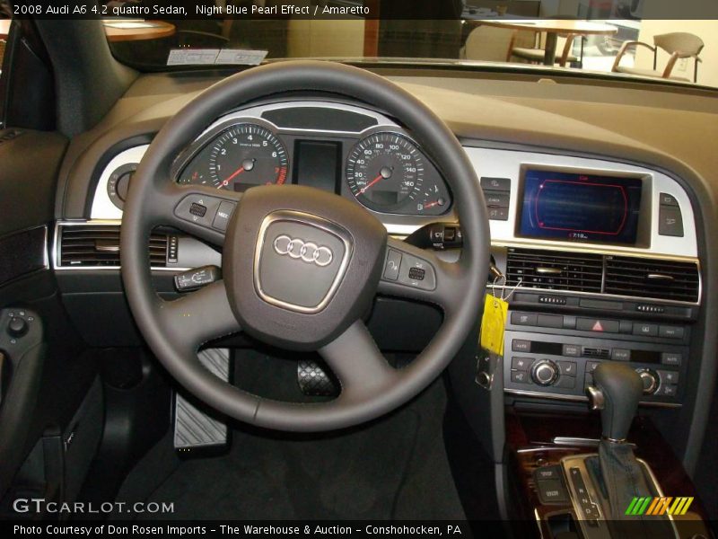 Night Blue Pearl Effect / Amaretto 2008 Audi A6 4.2 quattro Sedan