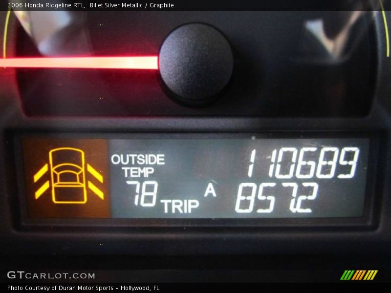 Billet Silver Metallic / Graphite 2006 Honda Ridgeline RTL