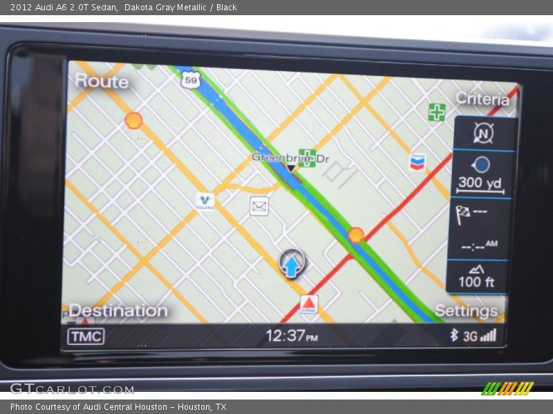 Dakota Gray Metallic / Black 2012 Audi A6 2.0T Sedan