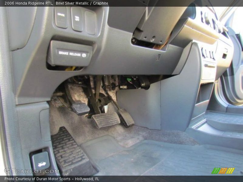 Billet Silver Metallic / Graphite 2006 Honda Ridgeline RTL