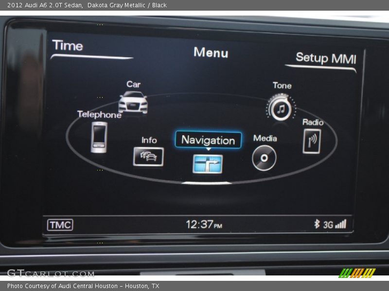 Dakota Gray Metallic / Black 2012 Audi A6 2.0T Sedan