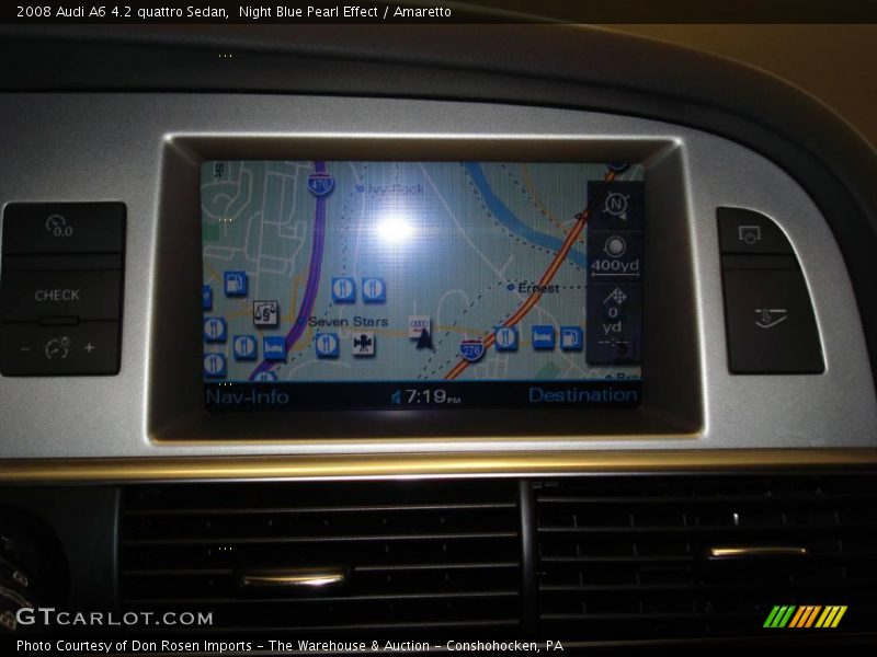 Night Blue Pearl Effect / Amaretto 2008 Audi A6 4.2 quattro Sedan