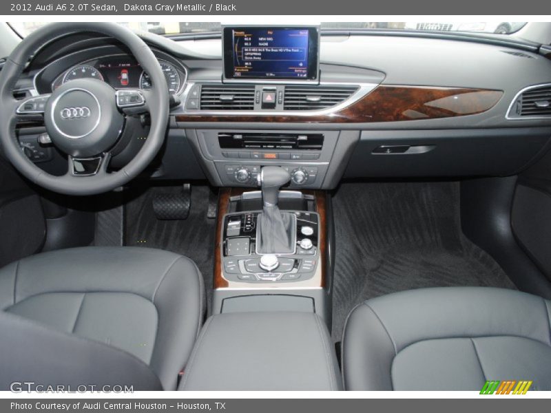 Dakota Gray Metallic / Black 2012 Audi A6 2.0T Sedan