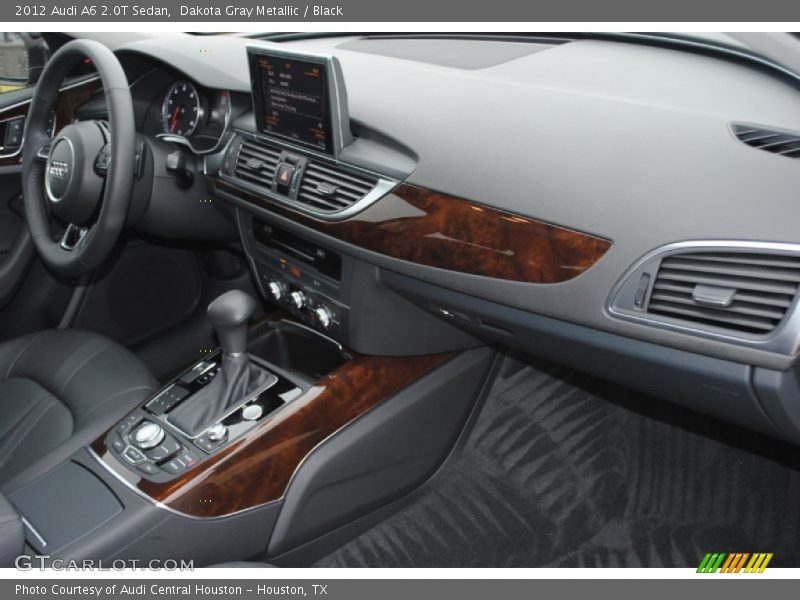 Dakota Gray Metallic / Black 2012 Audi A6 2.0T Sedan